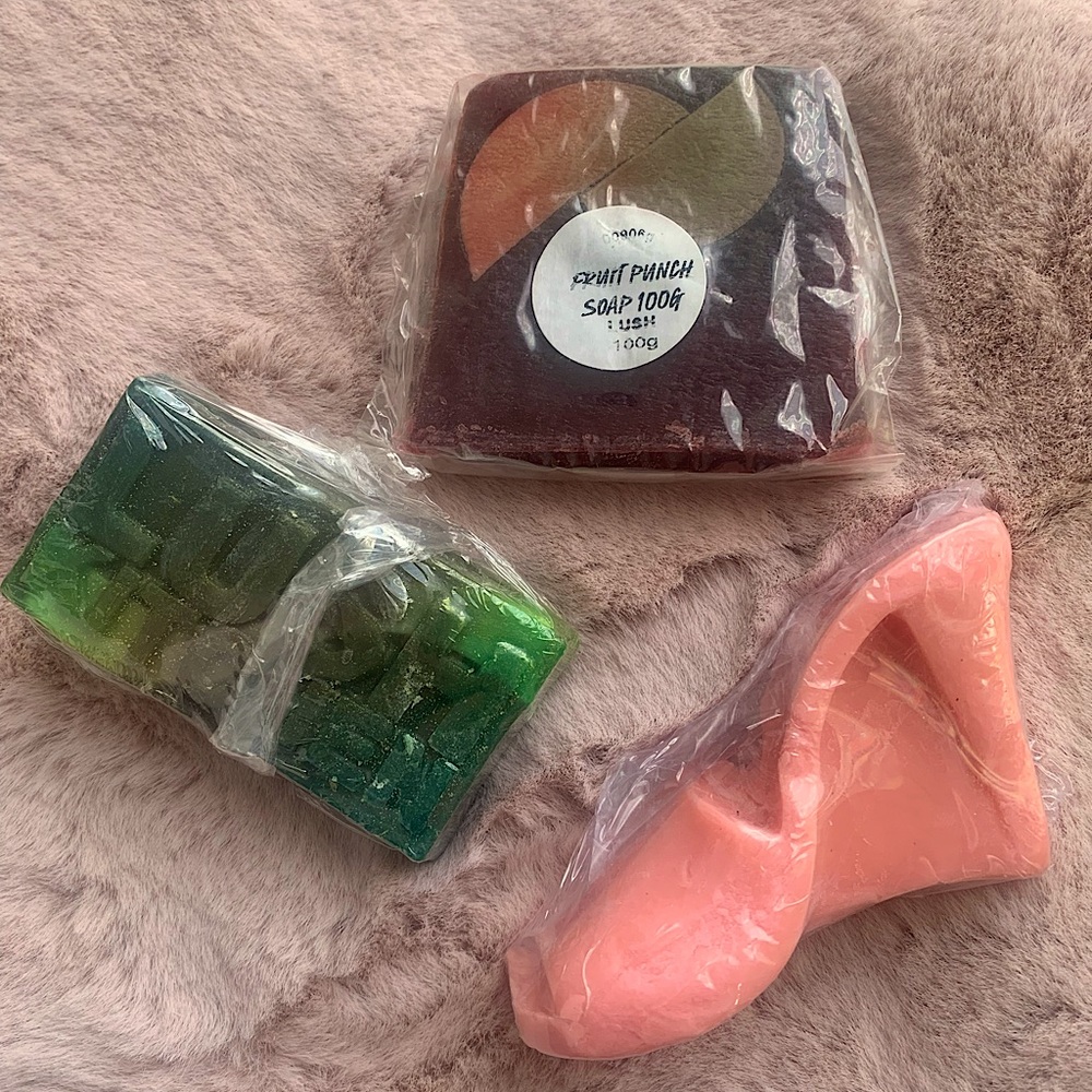 (New) - Limited Edition Lush Cosmetics Soap Bundle